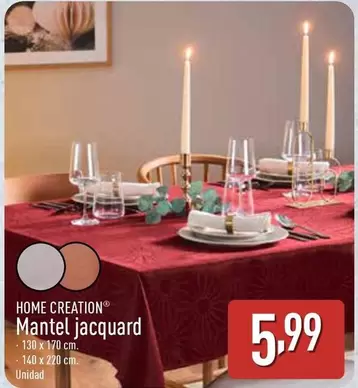 Home Creation - Mantel Jacquard