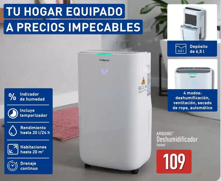 Ambiano - Deshumidificador