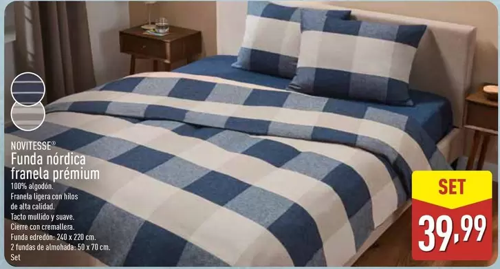 Novitesse - Funda Nórdica Franela Prémium 