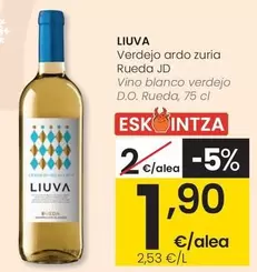 Liuva - Vino Blanco Verdejo D.O. Rueda