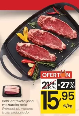 Entrecot De Vacuno Trozo Precortado