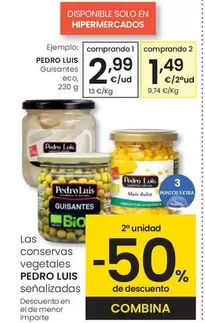 Pedro Luís - Guisantes Eco