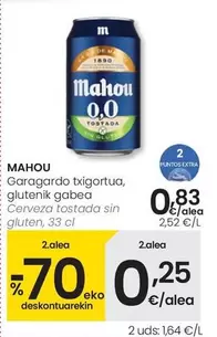 Mahou - Cerveza Tostada Sin Gluten