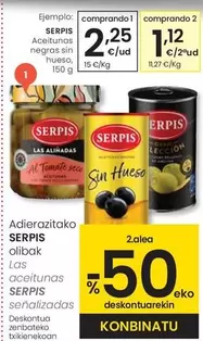 Serpis - Aceitunas Negras Sin Hueso