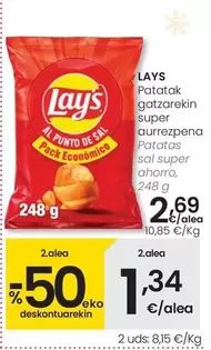 Lay's - Patatas Sal Super Ahorro