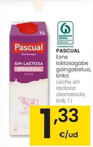 Pascual - Leche Sin Lactosa Desnatada