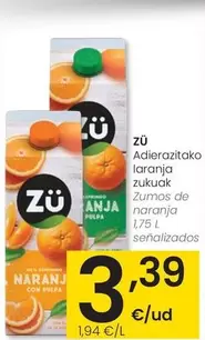 Zu - Zumos De Naranja