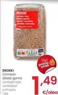 Eroski - Lentejas Rojas