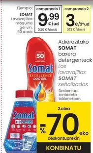 Somat - Lavavajillas Maquina Gel Vin