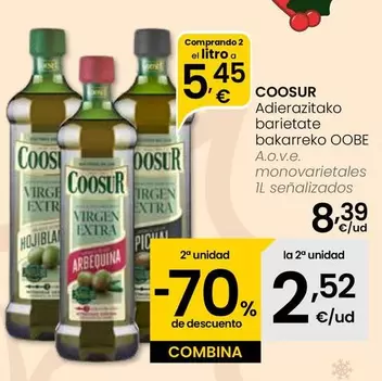 Coosur - A.O.V.E. Monovarietales