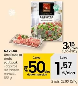 Navidul - Taquitos De Jamón Curado