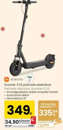 Xiaomi - Patinete Eléctrico Scooter 5 ES