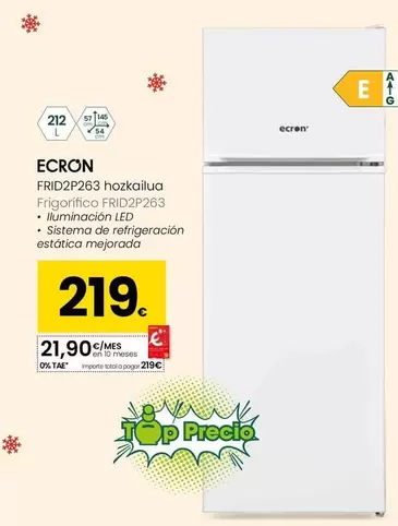 Ecron - Frigorifico FRID2P263