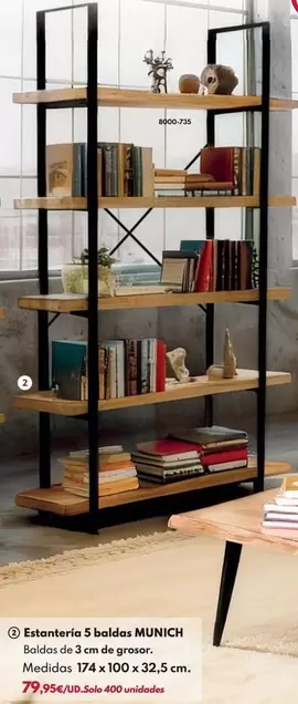 Estantería 5 Baldas Munich