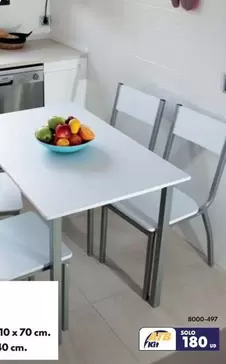 Conjunto Sajonia: Mesa + 4 Sillas 