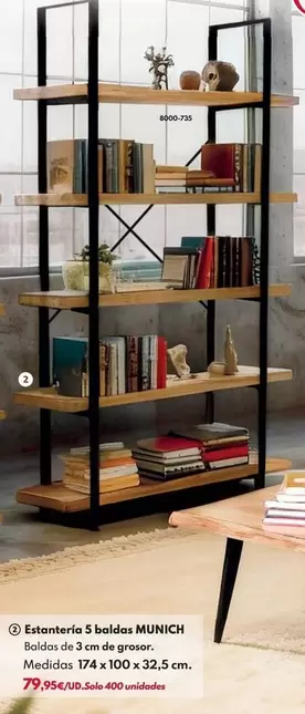 Estantería 5 Baldas Munich