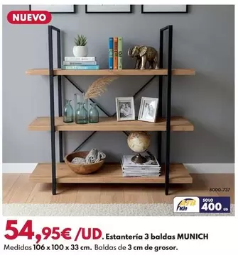 Estantería 3 Baldas Munich