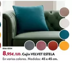 Cojín Velvet Estela
