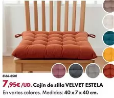 Cojín De Silla Velvet Estela