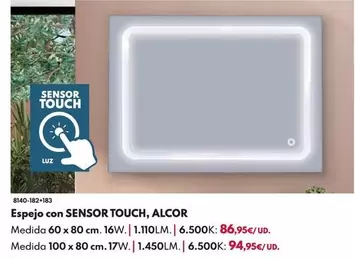 Espejo Con Sensor Touch, Alcor