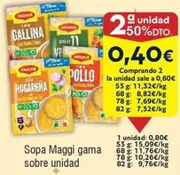 Maggi - Sopa Gama Sobre Unidad