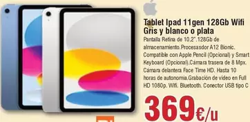 Blanco - Tablet Ipad 11gen 128gb Wifi Gris Y  O Plata