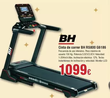 BH - cinta de correr RH RS800 G6186