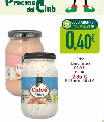 Calvé - Salsa Rosa O Tartara