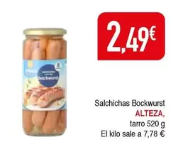 Alteza - Salchichas Bockwurst