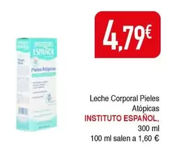 Instituto Español - Leche Corporal Pieles Atopicas