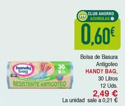 Handy Bag - Bolsa De Basura Antigoteo