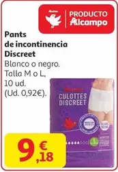 Blanco - Pants De Incontinencia