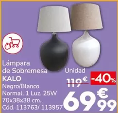 Kalo Lampara De Sobremesa