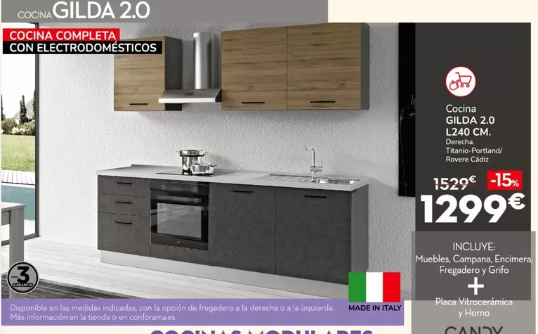 gilda - Conjunto Completa Con Electrodomesticos