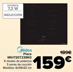 Midea - Placa MIH720T239K0