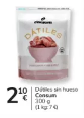 Consum - Datiles Sin Hueso