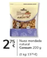 Consum - Nuez Mondada Natural