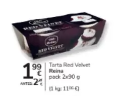 Postres Reina - Tarta Red Velvet