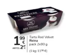 Postres Reina - Tarta Red Velvet