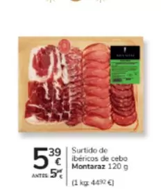 Montaraz - Surtido De Ibéricos De Cebo
