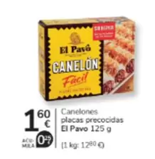 El Pavo - Canelones Placas Precocidas