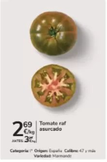 origen - Tomate Raf Asurcado