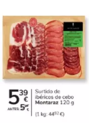 Montaraz - Surtido De Ibéricos De Cebo