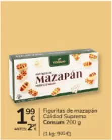 Consum - Figuritas De Mazapán Calidad Suprema