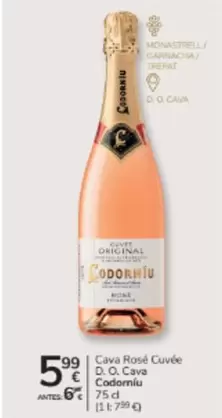 Codorniu - Cava Rosé Cuvèe D.o. Cava