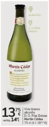 Blanco - Vino  Albariño D.o. Rias Baixas