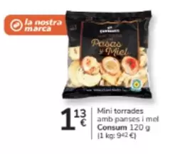 Consum - Mini Torrades Amb Panses I Mel