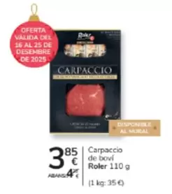 Roler - Carpaccio De Bovi