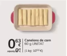 Canelons De Carn