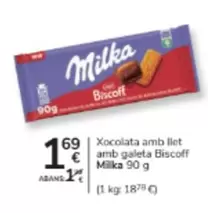 Milka - Xocolata Amb Llet Amb Galeta Biscoff